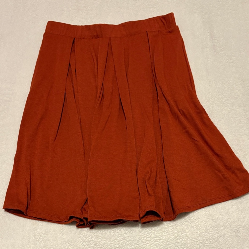 LuLaRoe Orange Skater Skirt